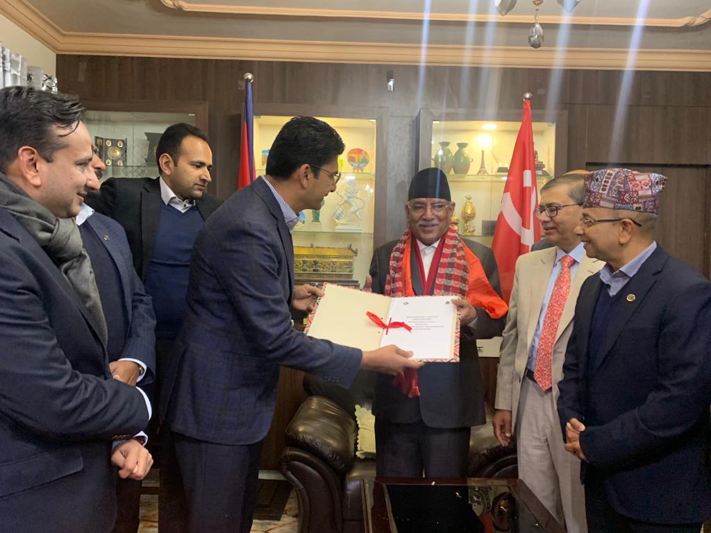नवनियुक्त प्रधानमन्त्री प्रचण्डसमक्ष अर्थतन्त्र पुनरुत्थानका लागि परिसंघद्धारा सुझाव